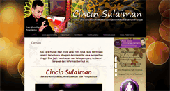 Desktop Screenshot of cincinsulaiman.com