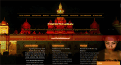 Desktop Screenshot of cincinsulaiman.net