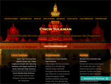 Tablet Screenshot of cincinsulaiman.net